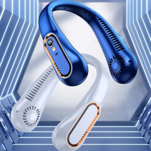 Blueandwhite Portable Wearable Neck Fan | Stay Cool Anytime, Anywhere