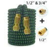 Expandable Garden Water Hose High Pressure Pvc Reel Double Metal Connector Magic Water Pipes for Garden Farm Irrigation Car Wash