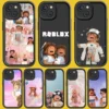 Cute Game R-Robloxes Phone Case For iPhone 15 11 12 13 14 Pro Max Fashion Dopamine Shockproof Cover