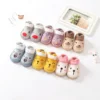 Toddler Indoor Sock Shoes Newborn Baby Socks Winter Thick Terry Cotton Baby Girl Sock with Rubber Soles Infant Animal Funny Sock