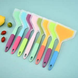kf-S6282aeabd5a4406c821e605ad57f0bdfV Kitchen Spatula Ware Scoop Cooking Utensils Colorful Silicone Kitchen Scraper Beef Meat Egg Wide Pizza Cooking Tools Shovel