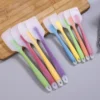 Baking Tools Spatula Translucent Mini Silicone Spatula Baking Scraper Cream Heat-Resistant Kitchen Utensils Smoother Decorator