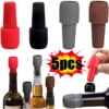 Silicone Wine Stoppers Beverage Bottle Sealer Reusable Sparkling Wine Bottle Stopper Keeping Wine Champagne Fresh Kitchen Tools