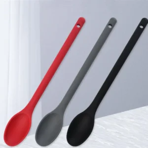 kf-Sa2fbf6a5afbe4c12a947a1f411db245ff Kitchen Silicone Spoon Large Long Handle Cooking Baking Heatproof Spoon Food Stirring Grade Silicone Cooking Utensil Kitchenware