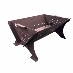 CFP_Top_2 Lyno & Kay FlatPack™ Compact Fire Pit – 32”x20.5”x14” – Collapsible Portable Steel Fire Pit for Camping, Tailgating & Backyard – Made in the USA